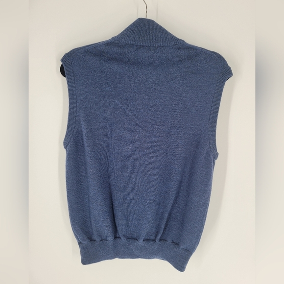 Brooks Brothers Full Zip Vest Men’s Merino Wool Size M - Picture 3 of 3